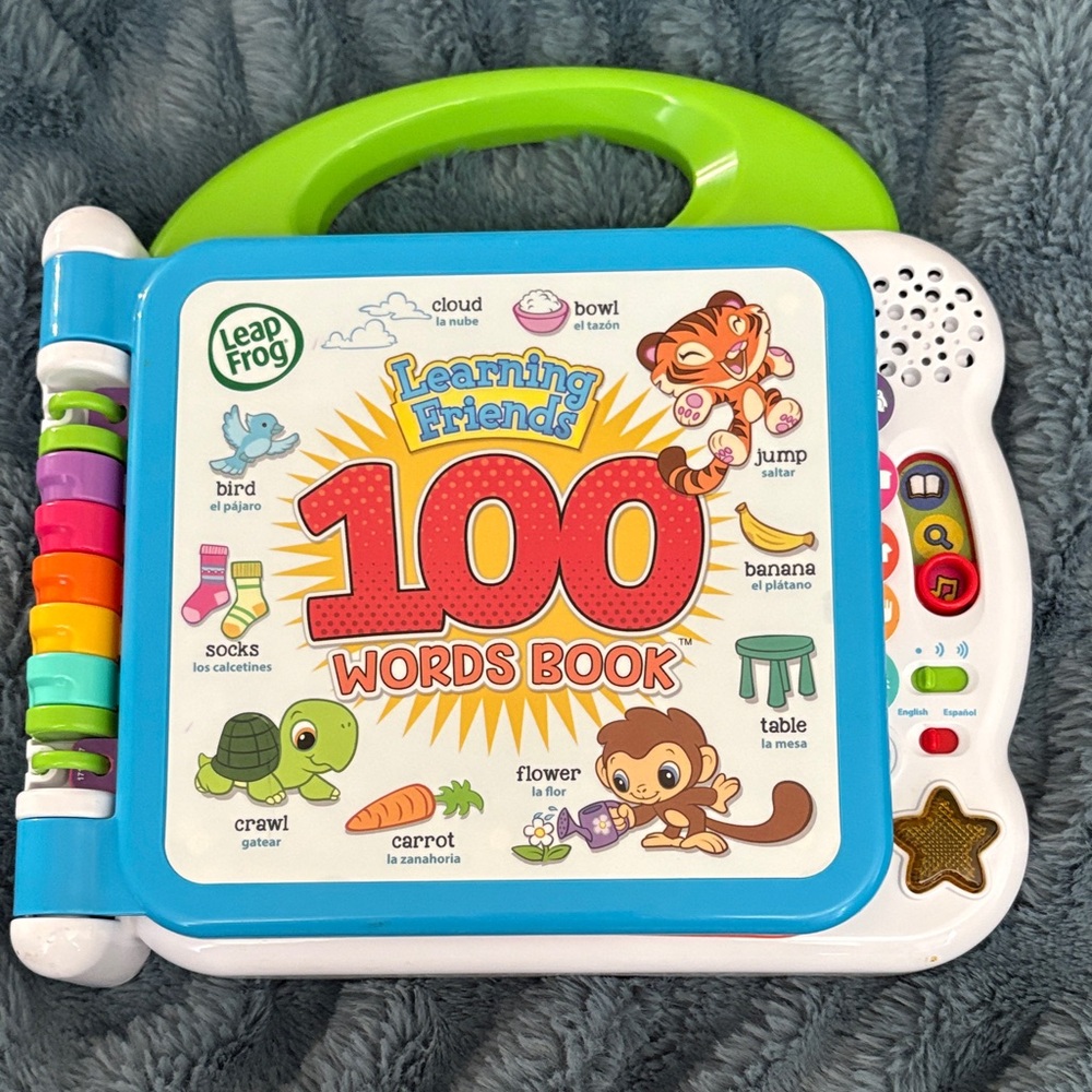 LeapFrog Learning Friends 100 Words Book - Green and Blue